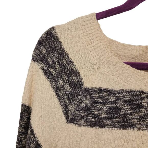 Lou and Grey Sweater Nautical Pullover Beachy Blue and White Striped Small 404 - Picture 7 of 13